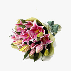 Bunch Of Asiatic Lilies