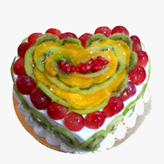 Fresh Fruit Heart