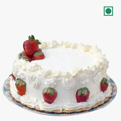 Eggless Strawberry Cake One Kg